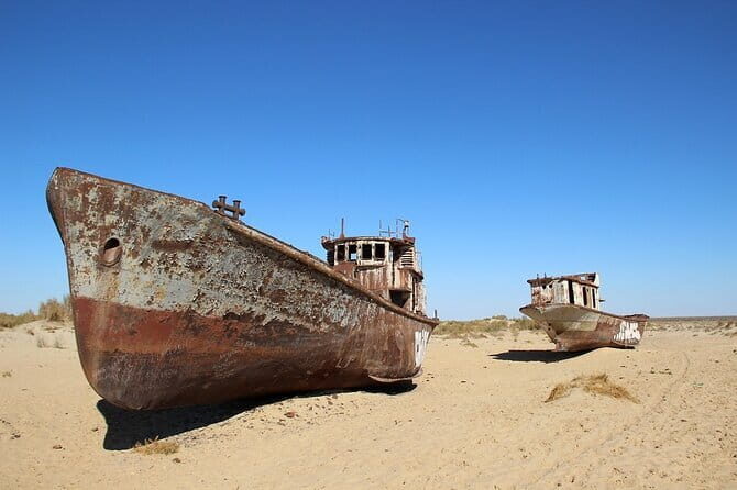 Daytrip from Khiva to Aral Sea Cemetery of Ships. All in one - Price and Value: $228 Per Group Up to 3 for a Remote Day