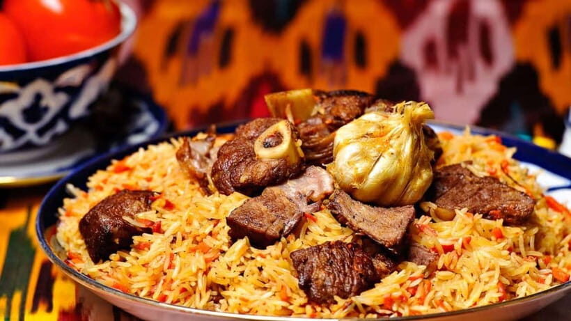 Plov and Samsa Cooking Class in Tashkent - The plov workshop: cutting, frying, cooking, and steaming your own pot