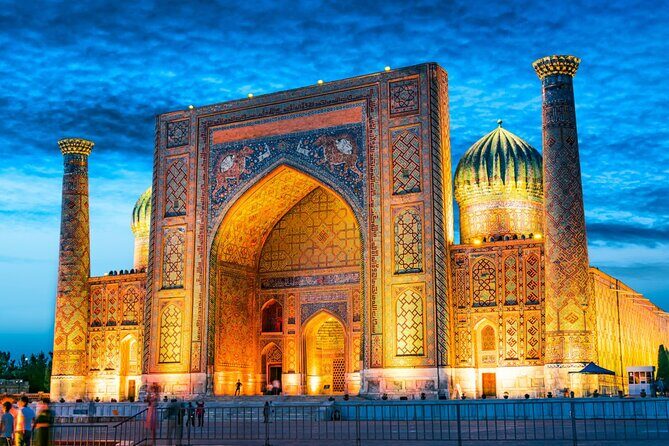 Samarkand All Inclusive Day Tour from Tashkent - Shah-i-Zinda: the blue-tiled mausoleums walk