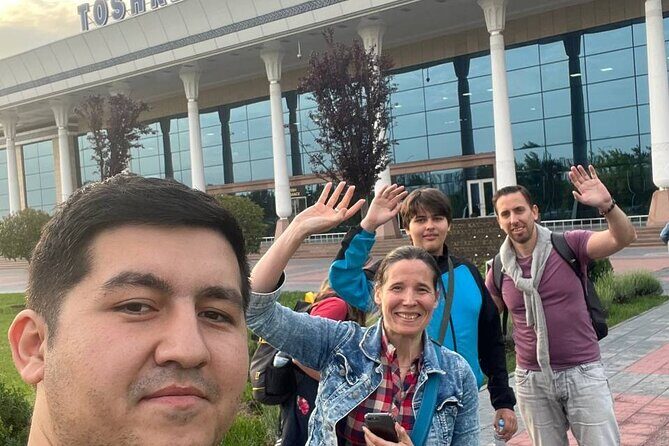With John Private Tashkent city & Food tour - Stop 1: Ensemble Hazrati Imam, old streets, and madrassahs you’ll recognize fast